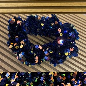 NWOT Sequin Hair Scrunchie Exact Match x Ugg Scuffette Stellar Sequin Slippers